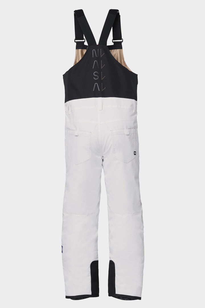 686 Youth Exploration Insulated Bib — NASA WHITE BLACK (vista 2)