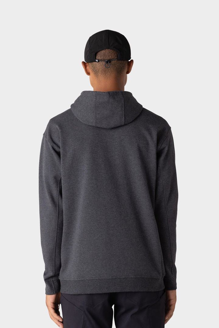 686 Men's Everywhere Performance Double Knit Hoody — CHARCOAL (vista 2)