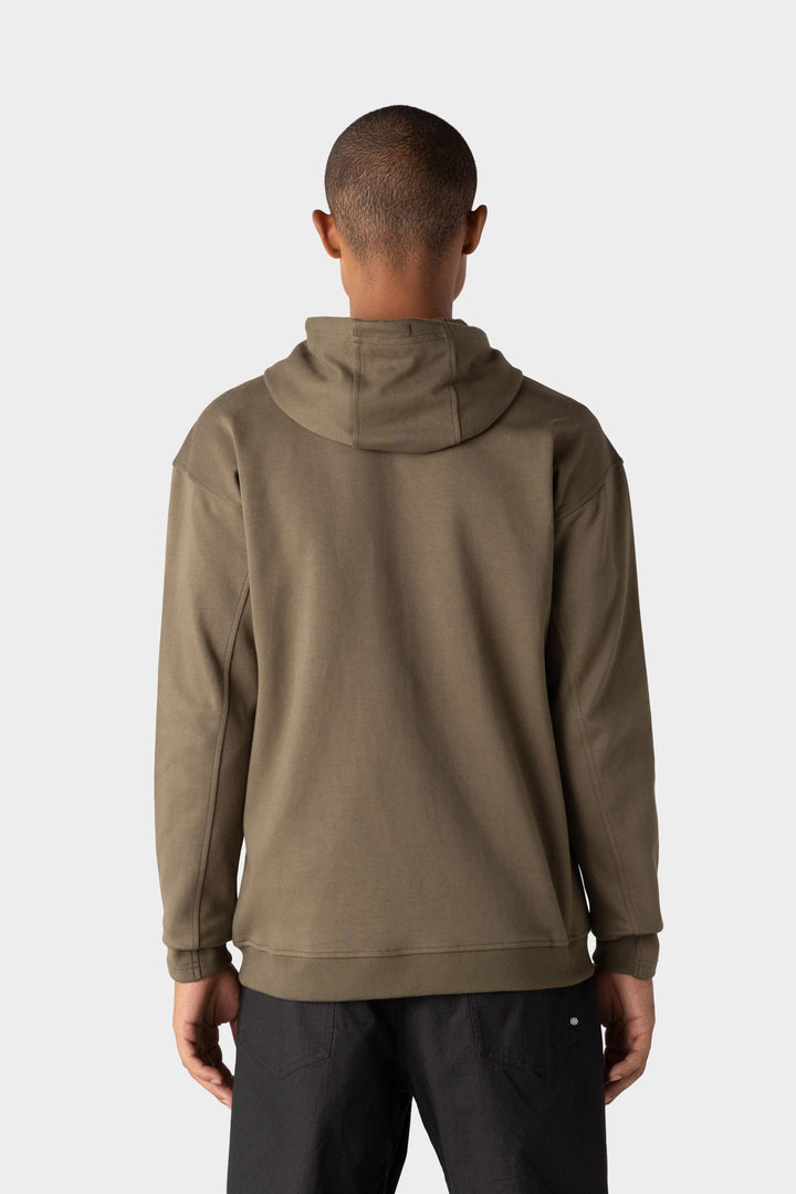 686 Men's Everywhere Performance Double Knit Hoody — DUSTY FATIGUE (vista 2)