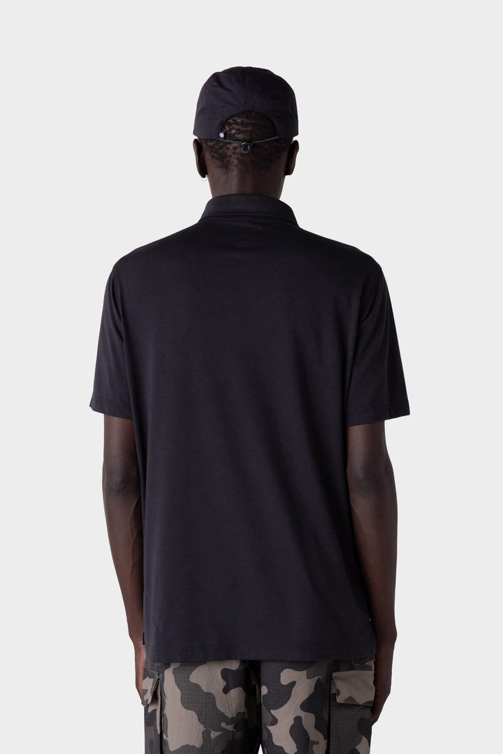 686 Men's Everywhere drirelease® Tech Polo — BLACK (vista 2)