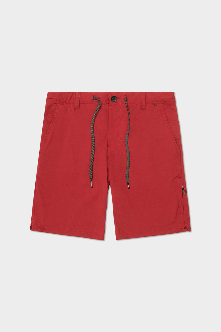 686 Men's Everywhere Featherlight Chino Short — OXBLOOD (vista 2)