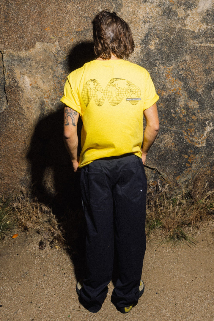 686 Men's Global Enterprises Short Sleeve Tee — YELLOW (vista 2)