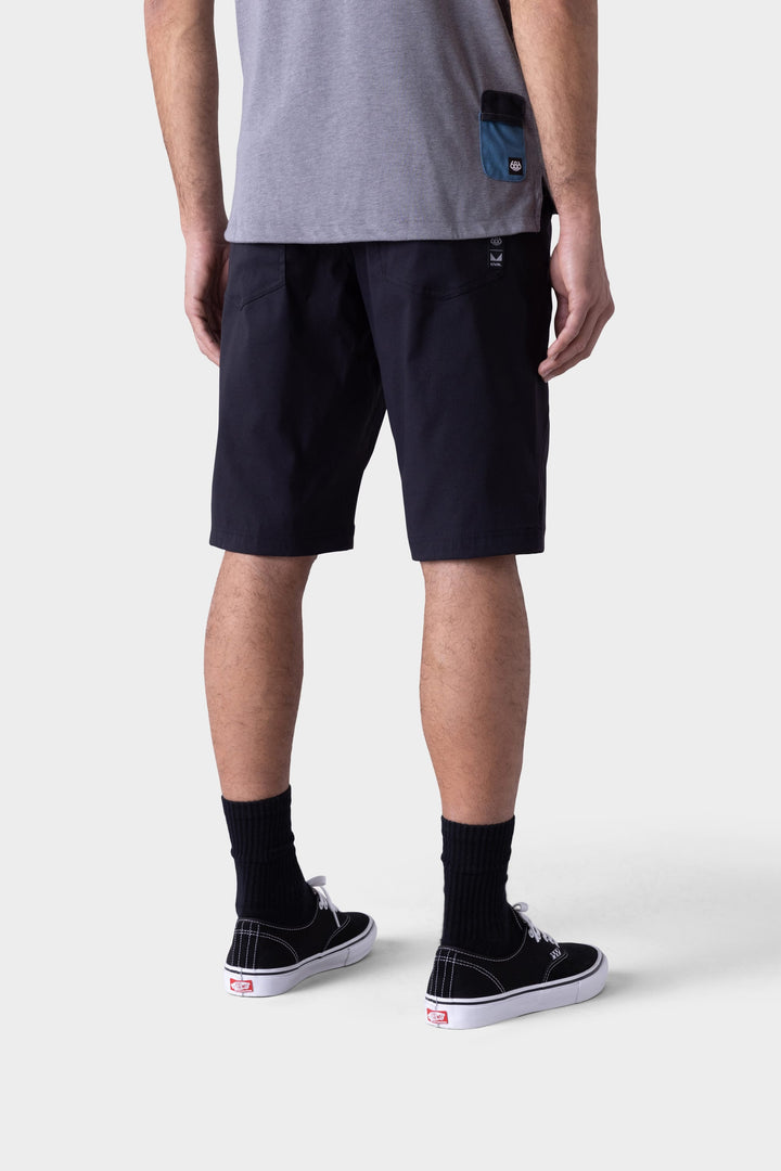 686 Men's Platform Bike Short — EVIL BLACK (vista 2)