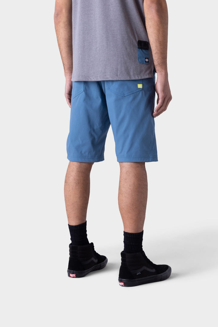 686 Men's Platform Bike Short — BLUE ASH (vista 2)
