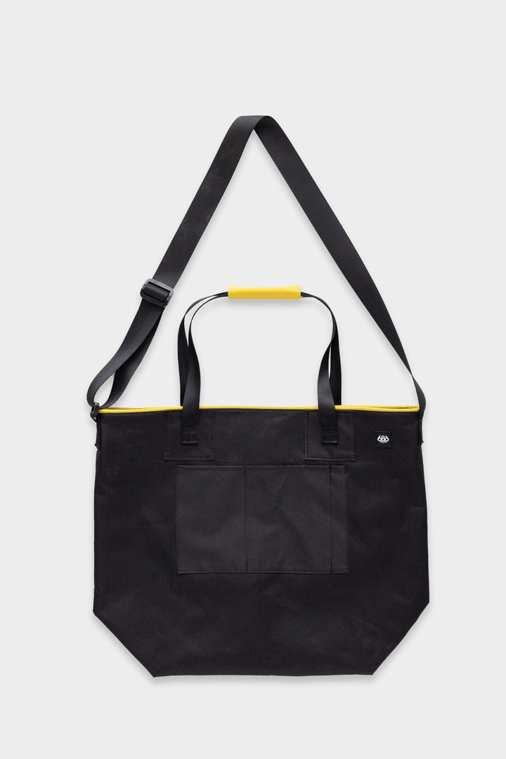 686 Go-To 20L Tote Bag — BLACK YELLOW (vista 2)